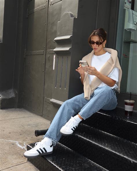 How to Style Adidas Sneakers With Straight